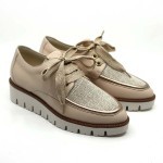 DL Sport sneaker beige leder / textiel 6582